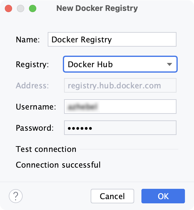 添加新的 Docker 注册表 添加新的 Docker 注册表
