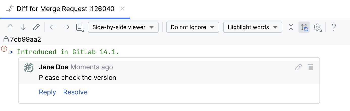 留下您对 GitLab 合并请求的评论 留下您对 GitLab 合并请求的评论