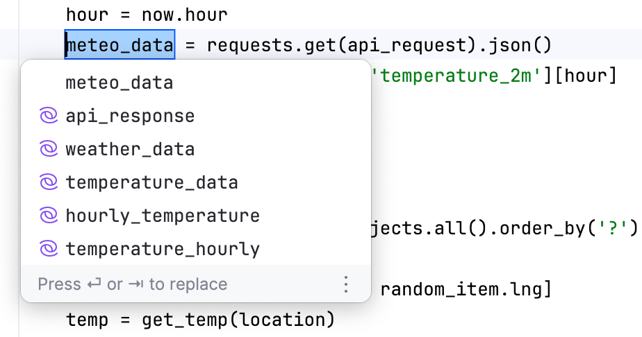 PyCharm:AI 助手建议新名称 PyCharm:AI 助手建议新名称