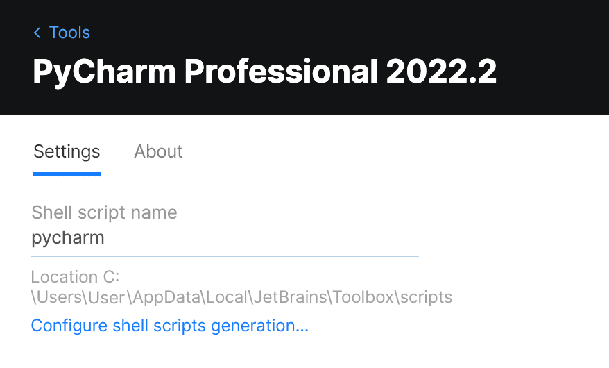 工具箱应用程序 PyCharm 设置 工具箱应用程序 PyCharm 设置