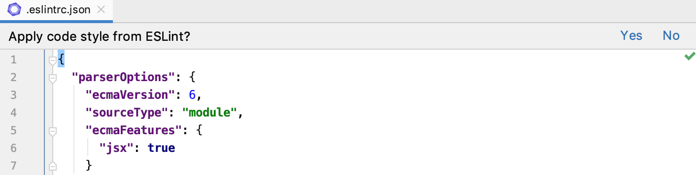 PyCharm 建议从 ESLint 导入代码风格 PyCharm 建议从 ESLint 导入代码风格