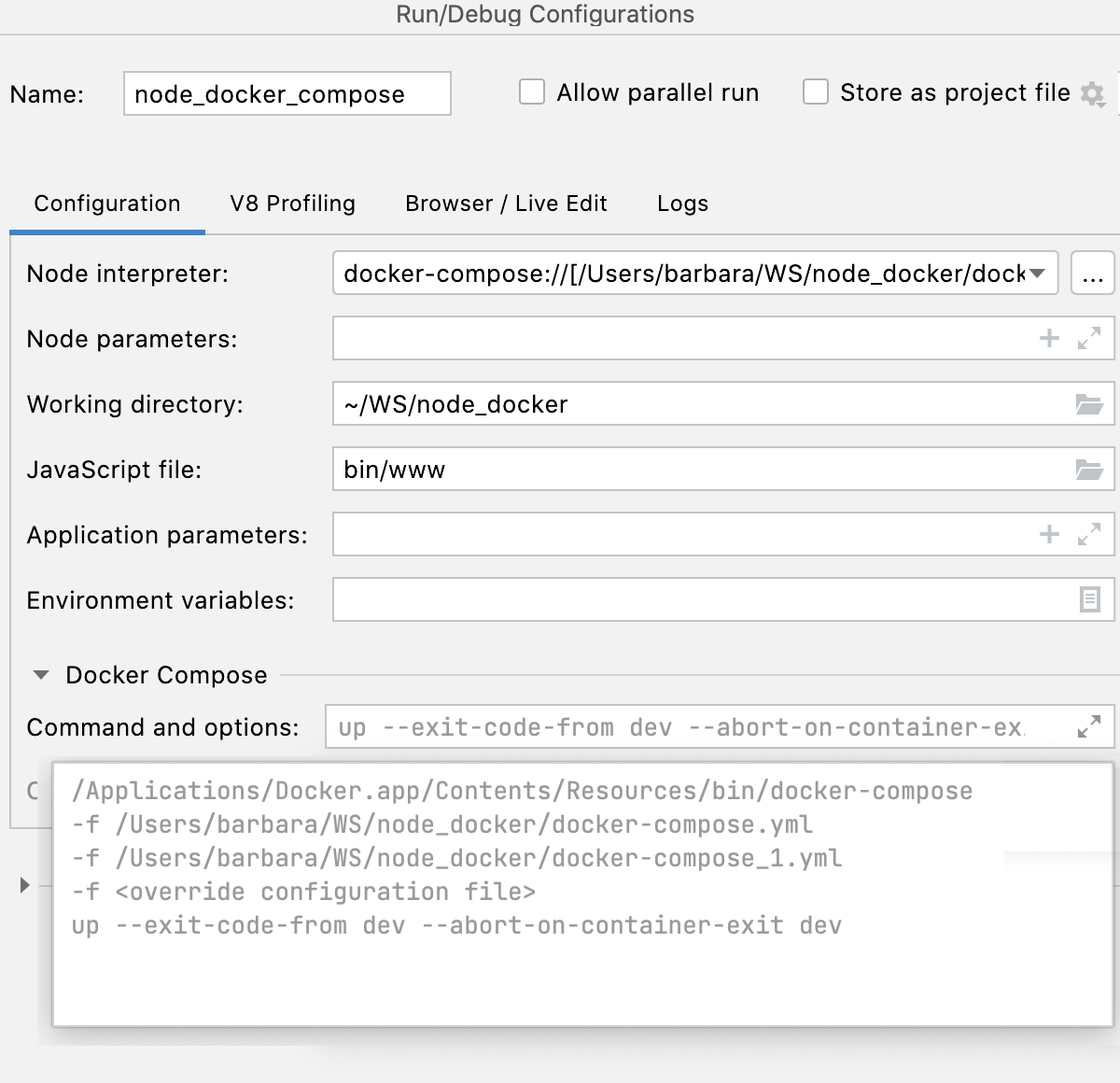 Docker Compose 区域预览 Docker Compose 区域预览