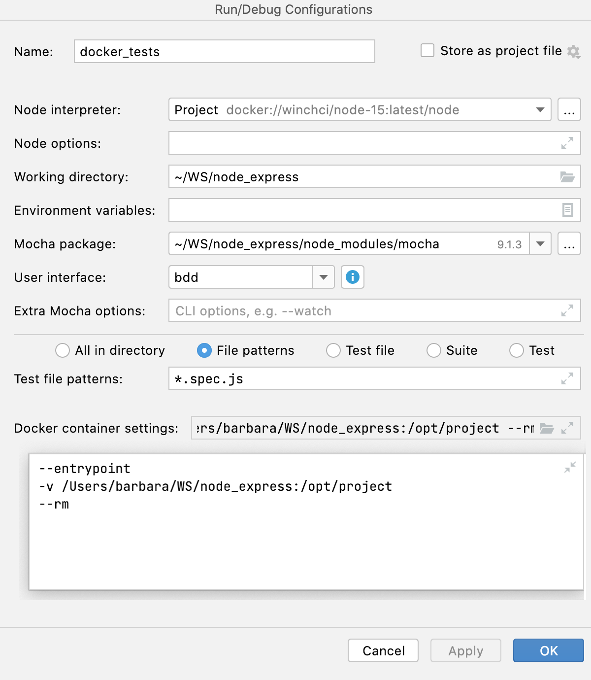 Node.js 与 Docker:运行/调试配置、Docker 容器设置 Node.js 与 Docker:运行/调试配置、Docker 容器设置